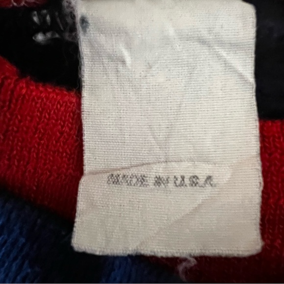 VTG Top Stitch By Morning Sun Womens L Sweatshirt Embroidered Cardinal USA - Picture 9 of 11